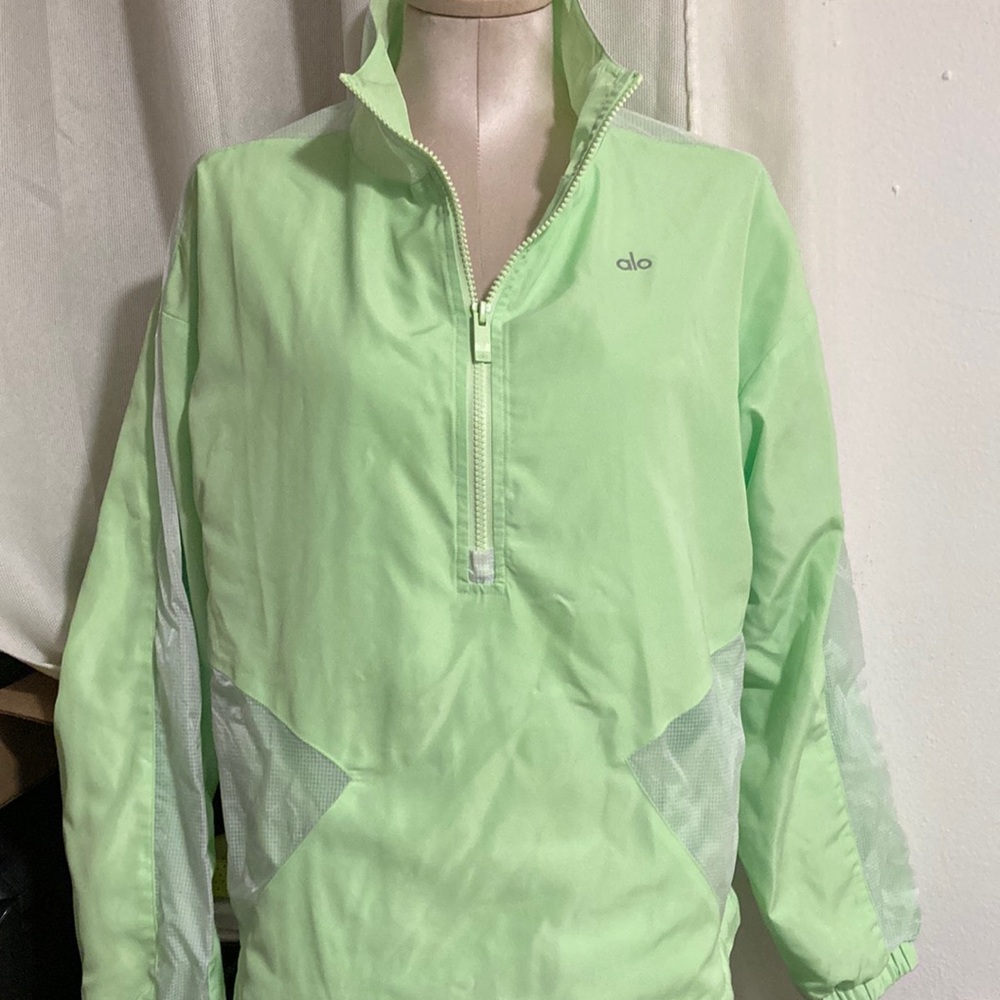 ALO Yoga Light Green Utility Jacket